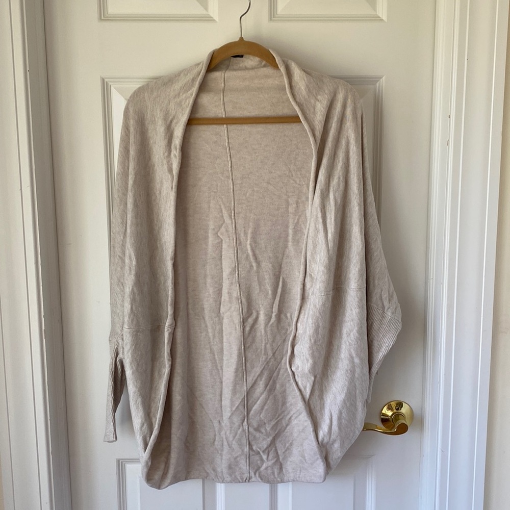 ZARA Open -Front cardigan Oat color